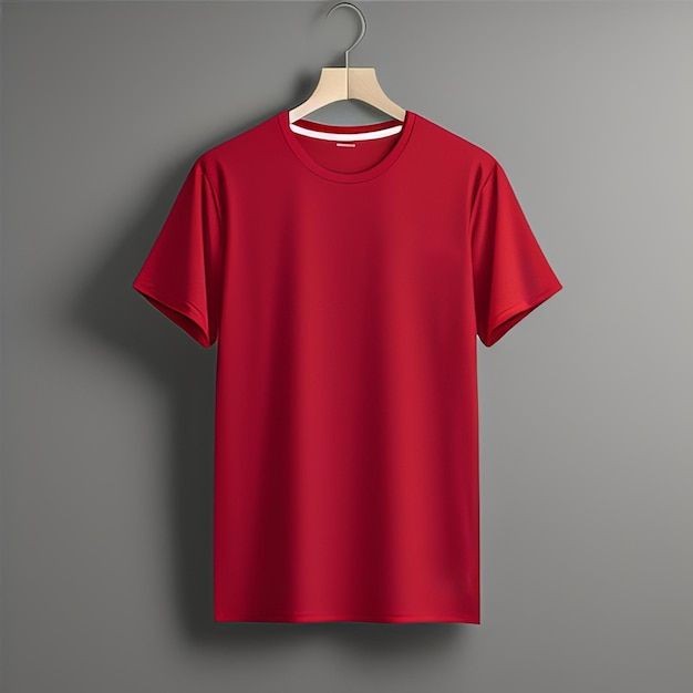 Red Round Neck T-Shirt